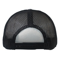 Casquette de baseball en cuir avec patch de marque et dos en maille incurvée - pour hommes et femmes