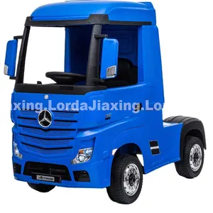 2021 vente chaude sous licence enfants Mercedes Benz Actros camion enfants voiture électrique enfants monter sur bébé jouets voiture avec Rc