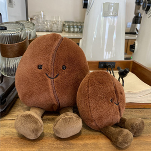 Direto da fábrica personalizado macio confortável simulado Coffee Bean <span class=keywords><strong>Plush</strong></span> <span class=keywords><strong>Toy</strong></span> para Stress Relief e Bedtime Companion - Product Image 4