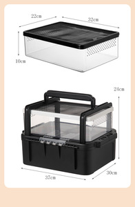 Hochwertiges Outdoor-Reptilien-Isolationsbox-Aquarium mit Tragegriff-<span class=keywords><strong>Terrarium</strong></span> für Reptilien - Product Image 6