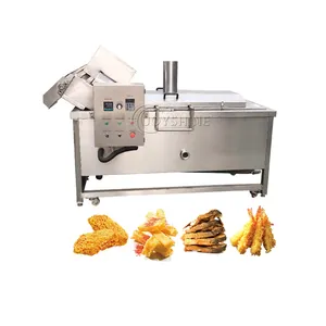 Professionele Factory Supply Automatische Industriële Gas Friteuse Automatische Cassave Tortilla Chips Frituren Machine