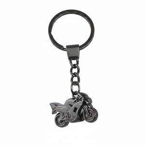 Portachiavi Personalizzabile in Pelle Bruciata e PVC Morbido con Logo Personalizzato Senza Scatola - Product Image 2