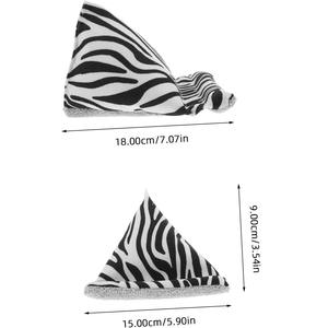 Support de téléphone et tablette C043 en tissu doux, type coussin, pour lit et bureau, idéal pour la lecture et le jeu, confortable, motif zèbre - Product Image 2