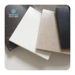 Cheap price Korea duponts corians 6mm 12mm solid surface sheet slab price