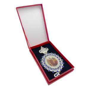 HT alliage de zinc pendentif orthodoxe croix de l'évêque poitrine de prêtre croix jésus saint george vierge <span class=keywords><strong>marie</strong></span> cadeau chrétien rituel religieux - Product Image 3