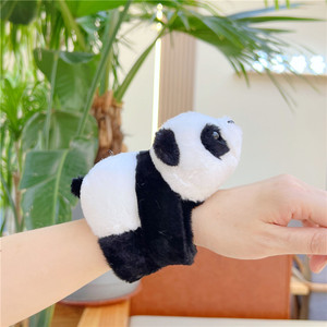 Sang trọng chengdu du du lịch tưởng niệm bán buôn cổ tay vỗ tay đồ chơi dễ thương Panda Búp Bê Vòng đeo tay Móc chìa khóa - Product Image 6