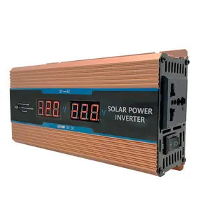 6000W/4000W sửa đổi Sine Wave Inverter năng lượng mặt trời DC12V/24V để AC 220V biến áp AC USB sạc chuyển đổi Adapter phụ tùng ô tô