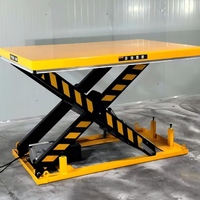 Plateforme élévatrice à ciseaux hydraulique fixe, table de levage de matériaux lourds pour entrepôt et atelier