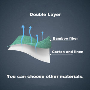 丈夫で丈夫な調節可能な柔らかい竹繊維麻綿なめらかな犬の鎖とハーネス - Product Image 3