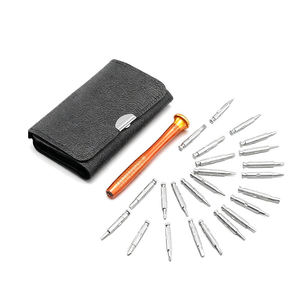 Juego de Reparación de Gafas Ópticas Portátil y Manual con Múltiples Herramientas de Acero para el Mantenimiento de Gafas y Relojes, Juego de 24 Piezas - Product Image 1