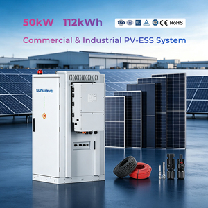Sunwave 112 kWh ESS Tout-<span class=keywords><strong>en</strong></span>-un, Prix de Gros, Armoire Commerciale Extérieure Clé <span class=keywords><strong>en</strong></span> Main, Onduleur LiFePO4 358,4 V, Intégrateur EPC - Product Image 1