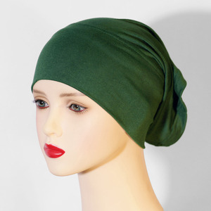 หมวกฮิญาบผ้าฝ้ายมาเลเซียเสื้อเจอร์ซีย์สีทึบสำหรับ2025ฮิญาบสำหรับผู้หญิงมุสลิม - Product Image 1