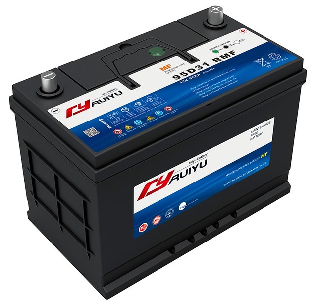 N70Z /N75 12V 75Ah mf car battery 6-qw-75 auto power battery