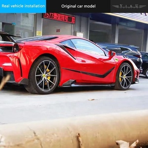 Kit Carrozzeria Larga <span class=keywords><strong>MAN</strong></span> per Ferrari 488 Modificata: Paraurti Anteriore e Posteriore, Minigonne Laterali, Alettone Posteriore e <span class=keywords><strong>Spoiler</strong></span> Anteriore e Posteriore - Product Image 5