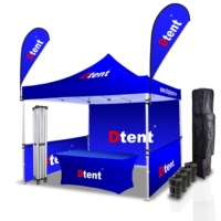 Tente de réception pliable professionnelle 10x10 3x3 en aluminium et acier avec cadre de 4 cm pour mariage et salon professionnel