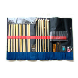 Bamboo Knitting Needles <b>Set</b> Round Hand Knitting Tools Circular Needles <b>Crochet</b> <b>Hooks</b> Gift <b>Set</b> - Product Image 4
