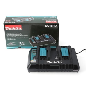 Chargeur rapide double port Makita DC18RD 18V Lithium-Ion pour batteries 18V - Product Image 4