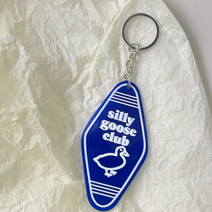 Llavero Personalizado Ecológico y Duradero de Acrílico y Aleación de Zinc, Anillo Divertido Estilo Retro de Motel/Hotel, Regalo para Amigos, Venta al Por Mayor - Product Image 4