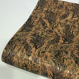 बैग वॉलेट के लिए पर्यावरण के अनुकूल पोर्टुगल प्राकृतिक मुद्रित कॉर्क कपड़े चमड़े के लिए वाटरप्रूफ - Product Image 4