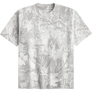 เสื้อยืดลายพราง FOXA แขนสั้น คอกลม ทรงบ็อกซ์ฟิต สำหรับผู้ชาย เหมาะสำหรับการล่าสัตว์ ระบายอากาศได้ดี - Product Image 3