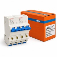 ABUK RCBO MCB 1P-4P 6A-100A 230/400V IEC60898 CE Certifié CB 4500A Rail DIN OEM