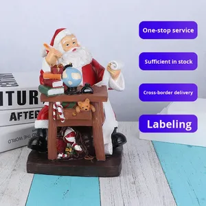 <span class=keywords><strong>Scultura</strong></span> Artigianale di Lusso Leggero per la Casa, Decorazione Natalizia in Resina a Forma di Babbo Natale, Popolare nel <span class=keywords><strong>2022</strong></span>, per il Commercio Transfrontaliero - Product Image 2