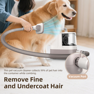 Tondeuse à cheveux électrique 9 en 1, ensemble d'<span class=keywords><strong>aspirateur</strong></span> et de sèche-cheveux pour <span class=keywords><strong>chien</strong></span> et chat - Product Image 4