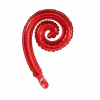 Ballon en aluminium à courbe de vague en spirale de 18 pouces, fournitures de fête bon marché, ballon arc-en-ciel en feuille de bonbons, Offre Spéciale