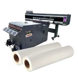 Professional Supplier T-Shirt Digital Heat Transfer Inkjet Printing 75U Thickness 60cm*100m Double-Sided Pet Dtf Roll Film
