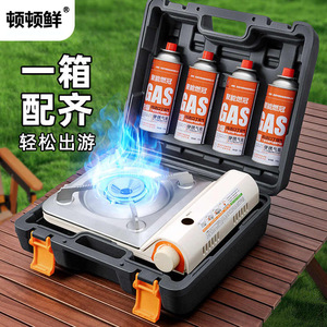 Réchaud à gaz portable d'extérieur 3,5 kW avec allumage pour le camping - Product Image 2