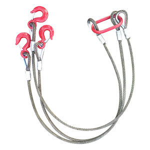 鋼線ロープリフティングスリング4脚鋼コア - Product Image 2