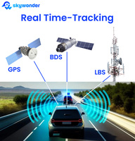 Traceur GPS Mini Étanche Bluetooth GX7 avec Application PC et Android, Localisateur Anti-Perte, Carte Urbaine en Temps Réel, Démarrage Moteur à Distance, Cloud