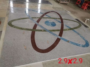 Alfombra personalizada con diseño de suelo de mármol lujo <span class=keywords><strong>Sodalita</strong></span> <span class=keywords><strong>azul</strong></span> medallón de mármol con chorro de agua <span class=keywords><strong>piedra</strong></span> de mármol natural - Product Image 6