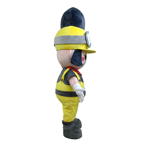 कारखाने कस्टम उच्च गुणवत्ता वाले एवा कार्टून लड़की कॉस्प्ले ब्रांड विज्ञापन प्रचार प्लश शुभंकर शुभंकर पोशाक कस्टम लोगो वयस्क यूनिसेक्स - Product Image 4