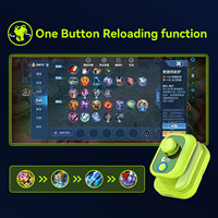 Prise en charge du déclencheur de jeu HID MFi Gamwing AOBing Mini manette de jeu mobile pour Android iOS PU BG et autres