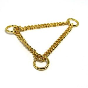 Collier de chien réglable en acier inoxydable, taille personnalisée, plaqué PVD, chaîne Martingale, demi-starter pour animaux de compagnie - Product Image 3