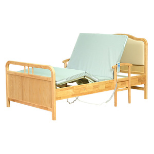 Cama Yuefeng de Madera Maciza para Personas Mayores, Tamaño Individual, Ajustable, para Cuidado en el Hogar y Residencias - Product Image 1