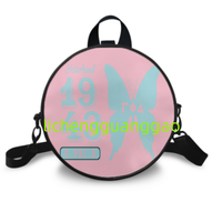 Sac rond en tissu réutilisable pour femme, sac de shopping et sac de week-end de la Sororité nationale NSPDK de Phi Delta Kappaas