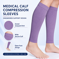 Manchon de compression ferme pour mollets, soulage la douleur des jambes fatiguées et endolories, les varices légères et les œdèmes