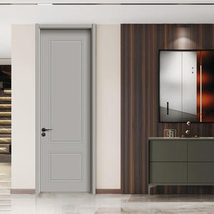 Puerta compuesta de carbono con núcleo de madera maciza moderna de inspiración China personalizada-para apartamentos/hoteles/Villas (interiores) - Product Image 3