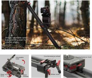 Deslizador de Cámara Eléctrico IFOOTAGE de 33 Pulgadas, Deslizador Motorizado para Fotografía, Motor Silencioso, Seguimiento de Videocámara, Grabación de Video - Product Image 5