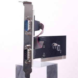 PCI DB9การ์ดต่อเนื่อง9 PIN COM การ์ดขยายพอร์ต RS232สำหรับคอมพิวเตอร์เดสก์ท็อปอุตสาหกรรม - Product Image 2
