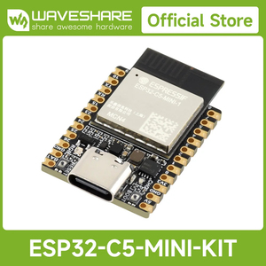 Carte de développement Waveshare ESP32-C5 Mini Wi-Fi 6 double bande, processeur monocœur 240 MHz, ESP32-C5-MINI-1 K418 intégré - Product Image 3