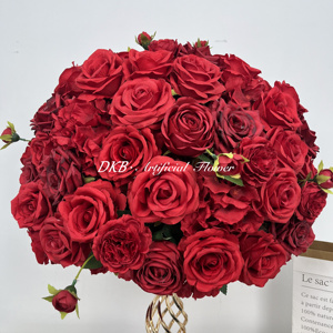 OEM Decorative Flowers and Plants Wedding Event Table Centerpieces <b>Artificial</b> Silk Flower Ball Wedding Decorations Supplies - Product Image 2