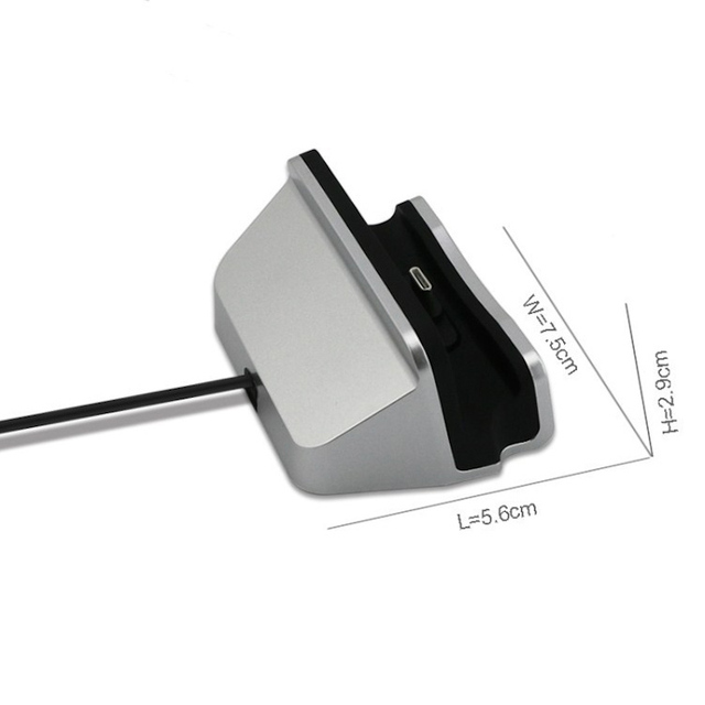 USB Type C Charging Station Docking Sync Cradle Charger Dock For Samsung Type-C Stand Holder