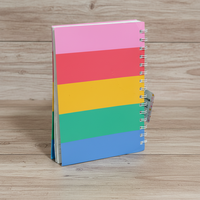 Direkt vom Hersteller: Notizbuch mit Stiftetui am Einband, Bestseller-Notizbuch für Schreibwaren und Schulbedarf