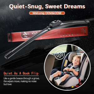 Limpiaparabrisas sin hueso multifuncional OEM al por mayor 15 adaptadores limpiaparabrisas suave limpiaparabrisas sin marco - Product Image 6