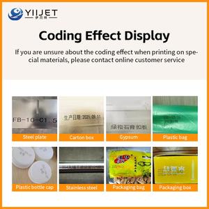 เครื่องพิมพ์อิงค์เจ็ทแบบพกพา 28 <span class=keywords><strong>ภาษา</strong></span> หน้าจอสัมผัส สำหรับพิมพ์บนหนัง/บัตร/ไข่/บรรจุภัณฑ์แบบยืดหยุ่น หมายเลขชุดผลิต รหัส QR ข้อความ - Product Image 6