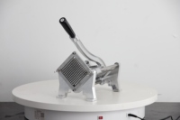 Machine de coupe de métal de croustilles manuelle à usage commercial horizontale avec hachoir multifonctionnel à 3 moules