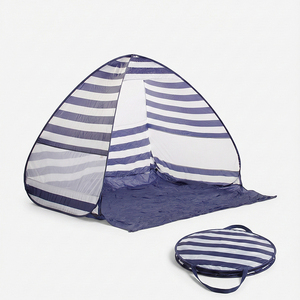 เต็นท์ชายหาด Nissi Custom Logo POP แบบพับได้ โครงสร้างห้องนอนเดียว ป้องกันแสงแดด แบบเสาไฟเบอร์กลาส ขนาด 1000-1500 มม. - Product Image 2